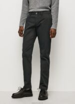 Men Black Pepe Jeans Charly Chino Trousers 60J401107 - Image 2