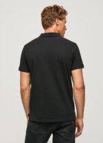 Men Black Pepe Jeans Logo T-Shirt 60J401086 - Image 4