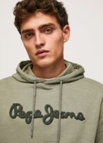 Men Casting Pepe Jeans Cotton Hoodie 60J40878 - Image 3