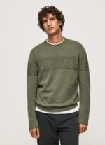 Men Casting Pepe Jeans Cotton Round Neck Jersey 60J40856