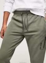 Men Casting Pepe Jeans Elastic Waist Jogger Pants 60J401109 - Image 3