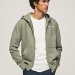 Men Casting Pepe Jeans Logo Jumper With Zipper 60J40912