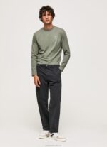 Men Casting Pepe Jeans Long Sleeved Cotton T-Shirt 60J40916 - Image 2