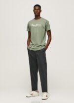 Men Casting Pepe Jeans Printed Logo Cotton T-Shirt 60J40920 - Image 2