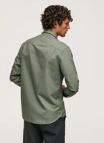 Men Casting Pepe Jeans Regular Fit Dobby Shirt 60J401043 - Image 4