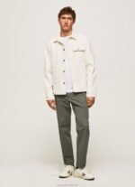 Men Denim Pepe Jeans Blake Relaxed Fit Denim Overshirt 60J401037 - Image 2