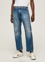 Men Denim Pepe Jeans Cade Midrise Relaxed Fit Jeans 60J40812 - Image 2