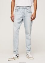 Men Denim Pepe Jeans Callen Midrise Relaxed Fit Jeans 60J40809 - Image 2
