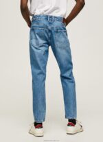 Men Denim Pepe Jeans Callen Midrise Relaxed Fit Jeans 60J40820 - Image 4