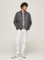 Men Denim Pepe Jeans Hatch Midrise Slim Fit Jeans 60J40797