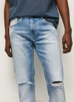 Men Denim Pepe Jeans Hatch Regular Midrise Slim Fit Jeans 60J40796 - Image 3