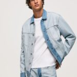 Men Denim Pepe Jeans Inside-Out Denim Jacket 60J40848
