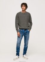Men Denim Pepe Jeans Jagger Midrise Slim Fit Jeans 60J40794