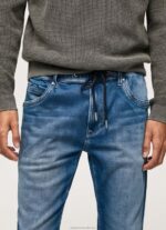 Men Denim Pepe Jeans Jagger Midrise Slim Fit Jeans 60J40794 - Image 3