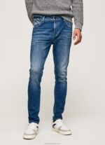 Men Denim Pepe Jeans Mason Midrise Skinny Fit Jeans 60J40791 - Image 2