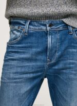 Men Denim Pepe Jeans Mason Midrise Skinny Fit Jeans 60J40791 - Image 3