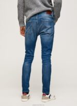 Men Denim Pepe Jeans Mason Midrise Skinny Fit Jeans 60J40791 - Image 5