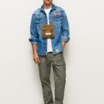 Men Denim Pepe Jeans Noah Regular Fit Denim Shirt 60J401049