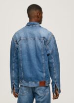 Men Denim Pepe Jeans Oversized Denim Jacket 60J40818 - Image 4