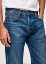 Men Denim Pepe Jeans Penn Dropped Rise Relaxed Fit Jeans 60J40814 - Image 3