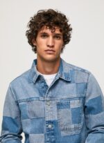 Men Denim Pepe Jeans Relaxed Fit Denim Overshirt 60J40817 - Image 4