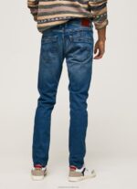 Men Denim Pepe Jeans Spike Midrise Regular Fit Jeans 60J40801 - Image 4