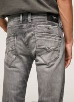 Men Denim Pepe Jeans Spike Midrise Regular Fit Jeans 60J40802 - Image 5