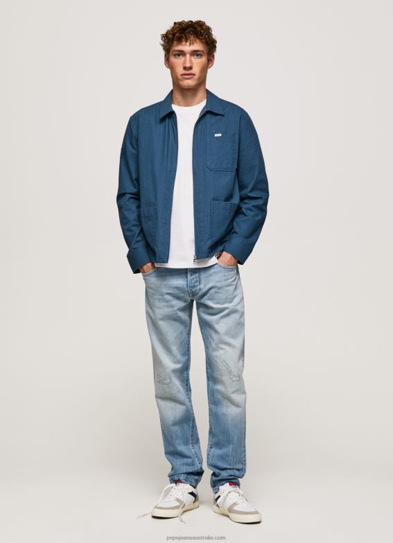 men_denim_pepe_jeans_stanley_midrise_regular_fit_jeans_60j40807.jpg Men Denim Pepe Jeans Stanley Midrise Regular Fit Jeans 60J40807 - Image 1