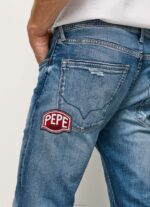 Men Denim Pepe Jeans Stanley Midrise Regular Fit Jeans 60J40808 - Image 4