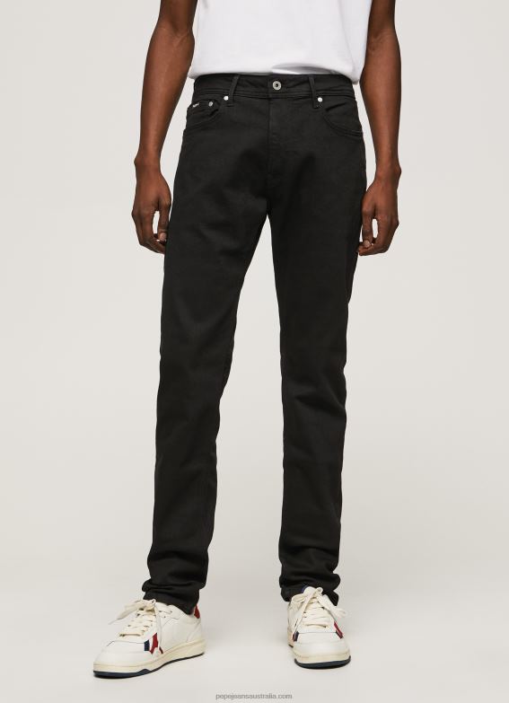 Men Denim Pepe Jeans Stanley Taper Fit Regular Waist Jeans 60J40806 - Image 2