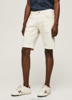 Men Denim Pepe Jeans Stanley Tapered Fit Denim Shorts 60J40822 - Image 2