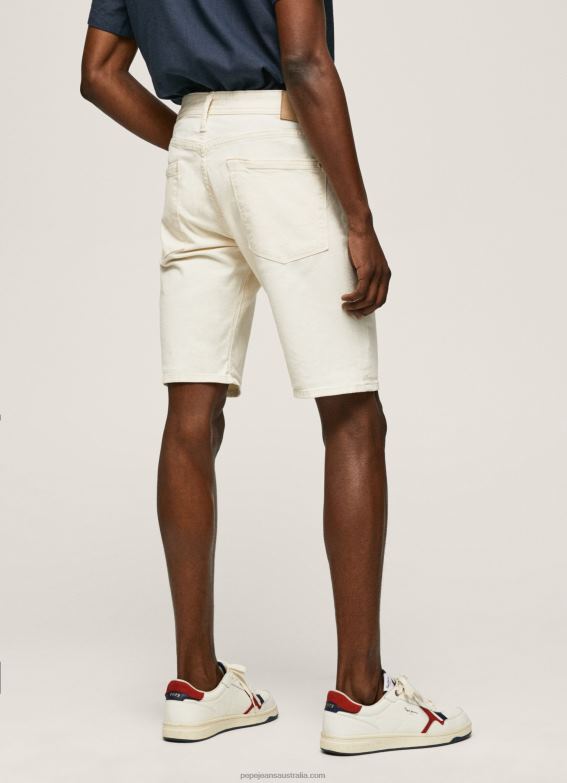 Men Denim Pepe Jeans Stanley Tapered Fit Denim Shorts 60J40822 - Image 5