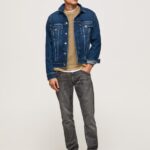 Men Denim Pepe Jeans Track Midrise Regular Fit Jeans 60J40800