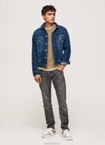 Men Denim Pepe Jeans Track Midrise Regular Fit Jeans 60J40800