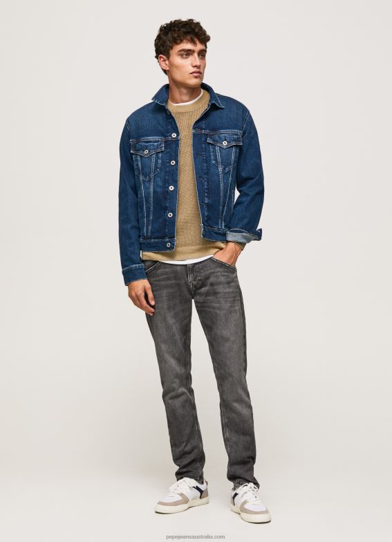 men_denim_pepe_jeans_track_midrise_regular_fit_jeans_60j40800.jpg Men Denim Pepe Jeans Track Midrise Regular Fit Jeans 60J40800 - Image 1