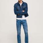 Men Denim Pepe Jeans Track Midrise Regular Fit Jeans 60J40803