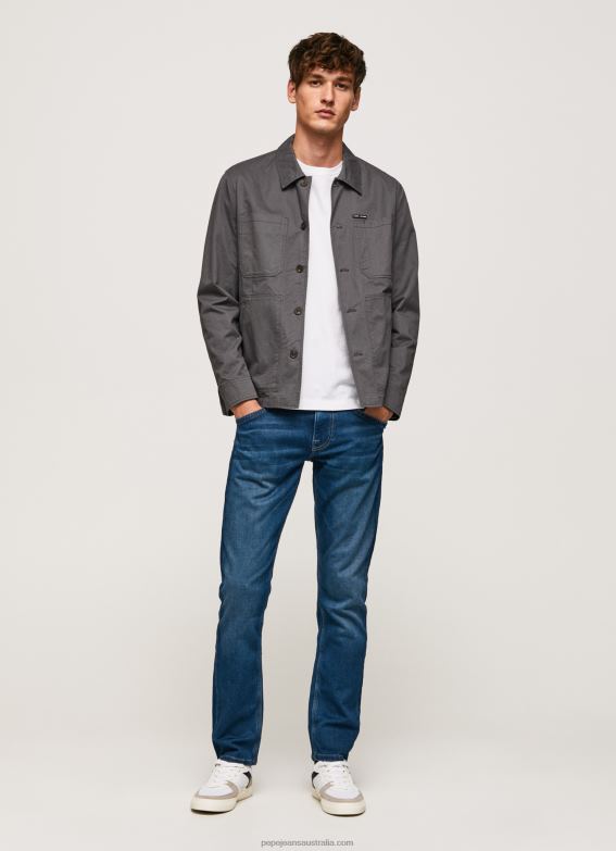 men_denim_pepe_jeans_track_midrise_regular_fit_jeans_60j40804.jpg Men Denim Pepe Jeans Track Midrise Regular Fit Jeans 60J40804 - Image 1