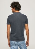 Men Dulwich Pepe Jeans Embroidered Logo Pique Polo Shirt 60J401097 - Image 4