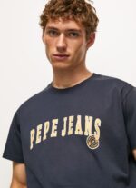 Men Dulwich Pepe Jeans Logo Print T-Shirt 60J40969 - Image 3