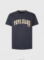 Men Dulwich Pepe Jeans Logo Print T-Shirt 60J40969 - Image 5