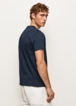 Men Dulwich Pepe Jeans Logo Print T-Shirt 60J40979 - Image 4