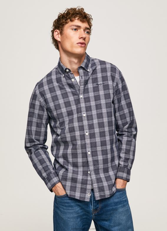 men_dulwich_pepe_jeans_lynwood_regular_fit_checked_shirt_60j401033.jpg Men Dulwich Pepe Jeans Lynwood Regular Fit Checked Shirt 60J401033 - Image 1