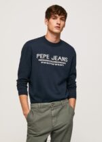 Men Dulwich Pepe Jeans Pluton Rounded Collar Jersey 60J40850 - Image 3