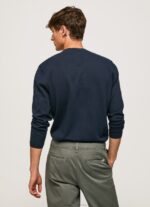 Men Dulwich Pepe Jeans Pluton Rounded Collar Jersey 60J40850 - Image 5
