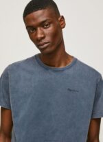 Men Dulwich Pepe Jeans Printed Logo Cotton T-Shirt 60J40948