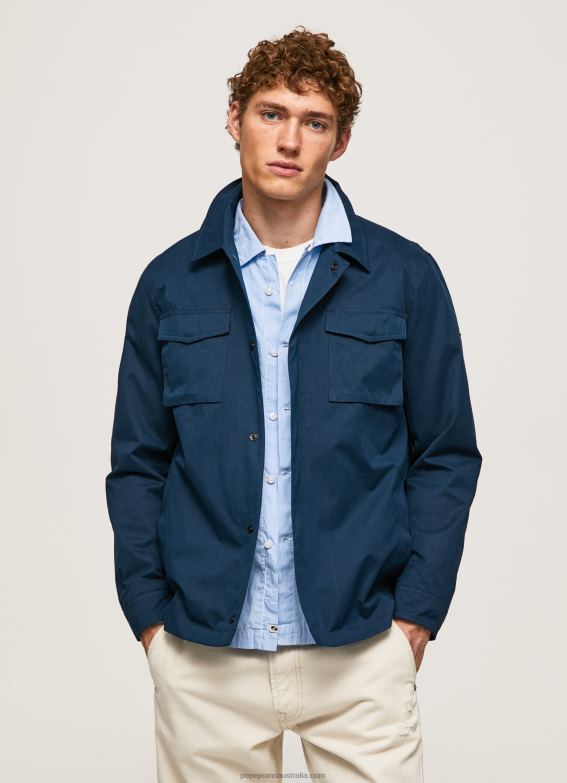 Men Dulwich Pepe Jeans Short Parka With Detachable Bib 60J40832 - Image 5