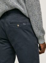 Men Dulwich Pepe Jeans Sloane Basic Chino Trousers 60J401106 - Image 5