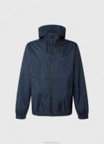Men Dulwich Pepe Jeans Windbreaker Jacket With Hood 60J40828 - Image 5