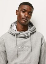 Men Grey Marl Pepe Jeans High Density Logo Jumper 60J40904 - Image 3