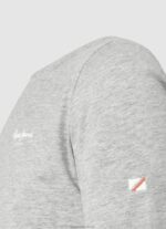 Men Grey Marl Pepe Jeans Printed Logo Cotton T-Shirt 60J401013 - Image 5